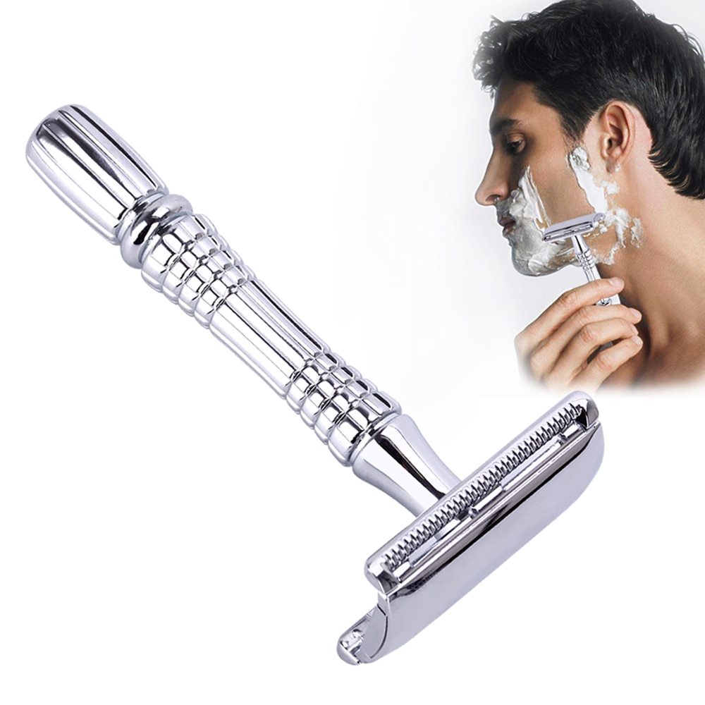 Safety Double Edge Razor For Men Shaving Set Knife Barber Straight Razor Men's Shaving Razor Blades Shaving Machine 166471034
