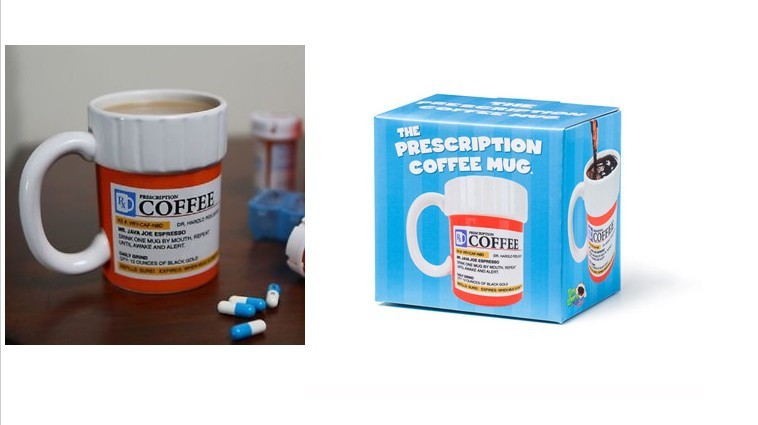 RIGHT MEDICINE CERAMIC COFFEE CUP 16867942024338