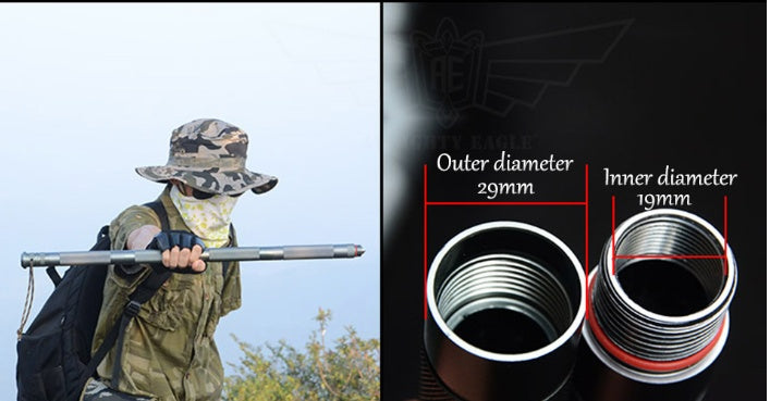 Outdoor Defense Tactical Stick Alpenstock Hiking Camping Equipment Multifunctional Walking Stick 1693492879690