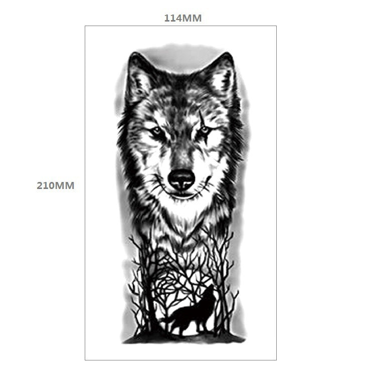Animal Pattern Tiger Lion Half Arm Water Transfer Imitation Tattoo 16d6b41e 90dc 4a7c ad3e 99fd9f3a96ab