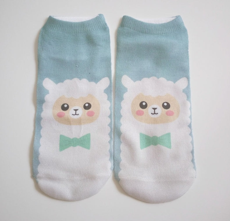 Popular Funny Unisex Short Socks 3D Cat Printed Anklet Socks Casual Socks 1701952225599