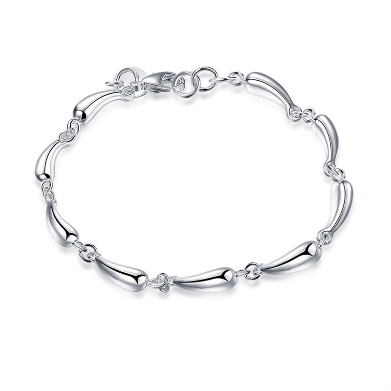 925 Sterling Silver Water Drop Bracelet - HD Wireless Product #5
