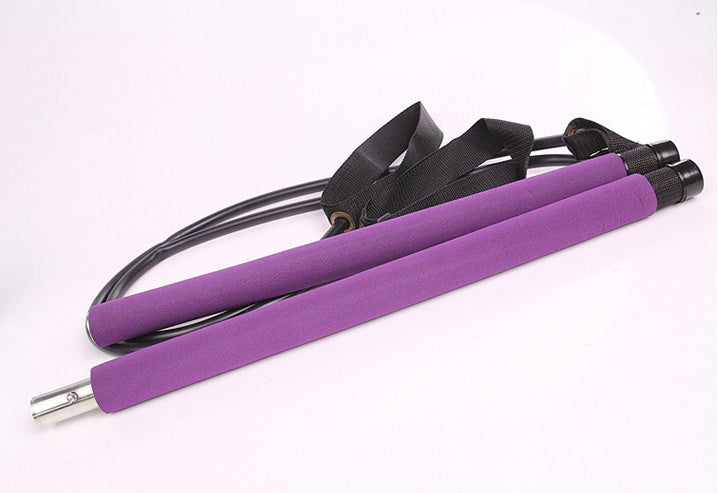 Yoga Crossfit Resistance Bands Exerciser Pull Rope Portable Gym Workout Pilates Bar Trainer Elastic Bands 171482893249
