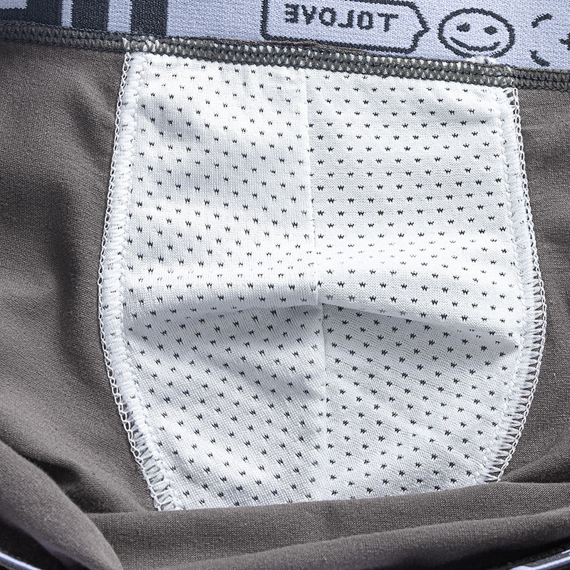 Men's Boxers Trendy Breathable Contrast Color 1718560061825093632