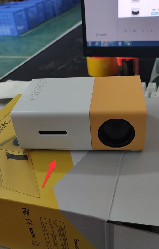 Portable Projector 3D Hd Led Home Theater Cinema HDMI-compatible Usb Audio Projector Yg300 Mini Projector 1718864828085