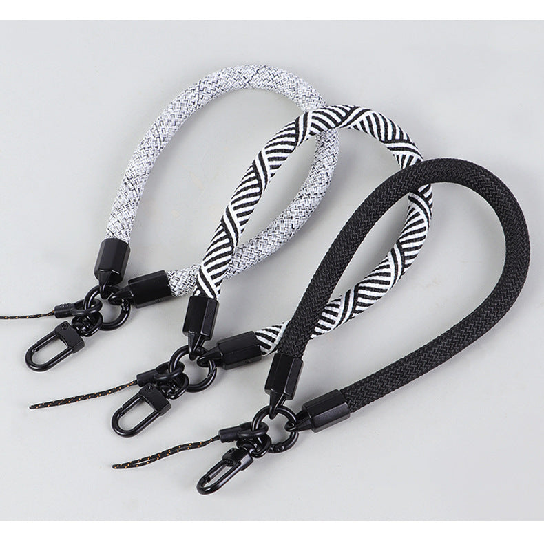 Mobile Phone Short Polyester Rope Anti-theft Wrist Strap Keychain - 图片 1