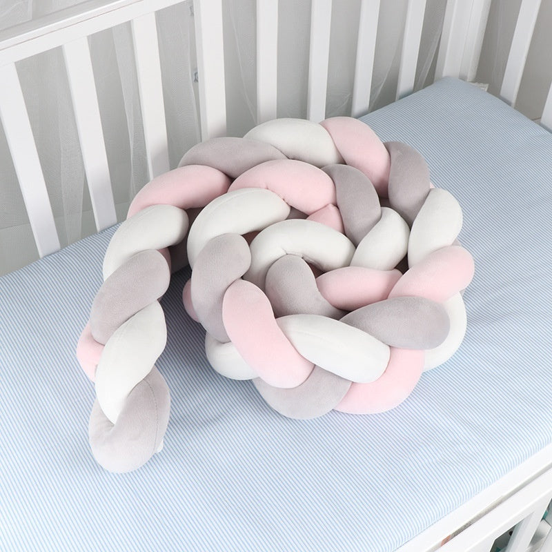 Knotted Long Pillow Three-strand Twist Spandex Bed Fence Baby 1724330147471036416