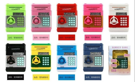 Automatic Paper Money Piggy Bank Gift Money Box Safe 1725715755968