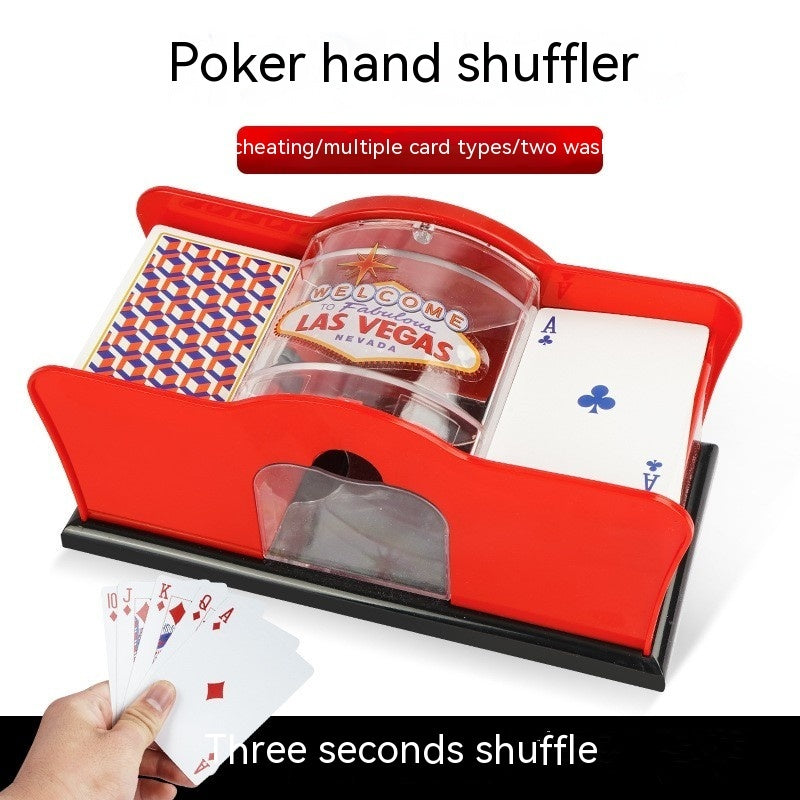 Poker Card Hand Shuffler Easy Hand Cranked Casino Card Shuffling Machine For Blackjack Poker Texas 1728005001030275072