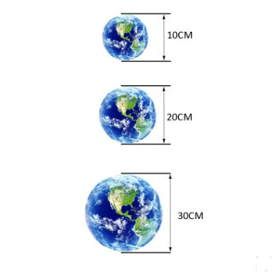 Glow In The Dark 3D Earth Wall Sticker FREE GLOBAL SHIPPING 1729259875064