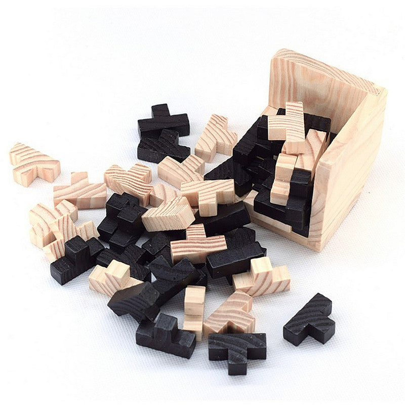 Creative 3D Puzzle Luban Interlocking Wooden Toy Early Educational Toys Puzzles 1730911083691