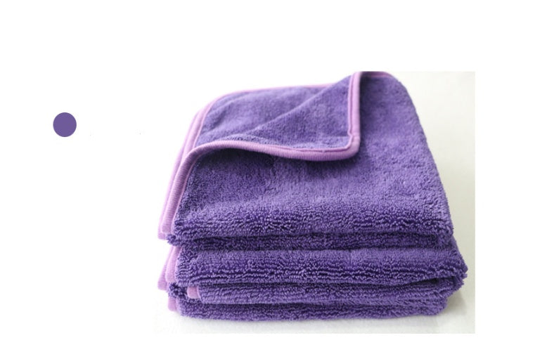 Microfiber Car Wash Towel Absorbent Car Supplies Cleaning Cloth 1731250543535