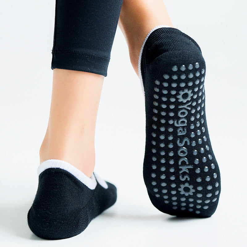 Open-back non-slip gym indoor floor socks 1732375446071