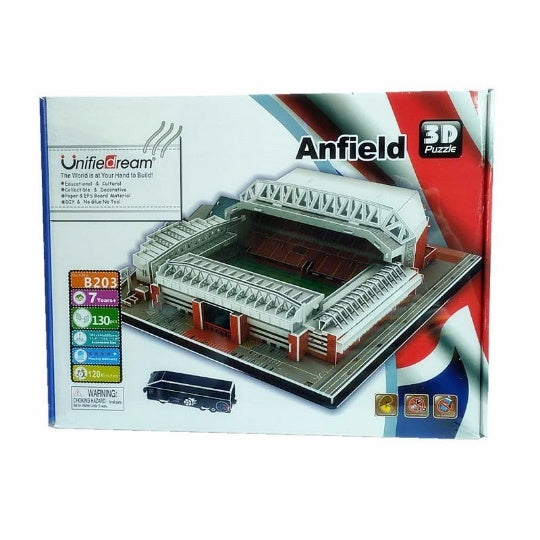 Classic Jigsaw DIY 3D Puzzle World Football Stadium European Soccer Playground Assembled Building Model Puzzle Toys For Child