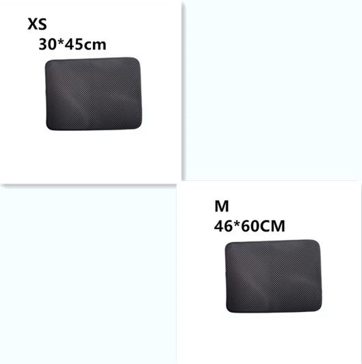 Double Layer Litter Cat Bed Pads Pet Cat Litter Mat Trapping Pets Litter Box Mat Pet Product Bed For Cats House Clean Mat 174