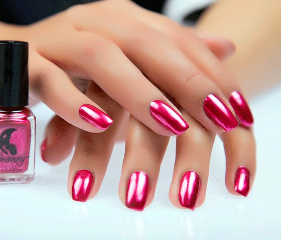 Stainless Steel Color Mirror Silver Nail Polish 1760366102016