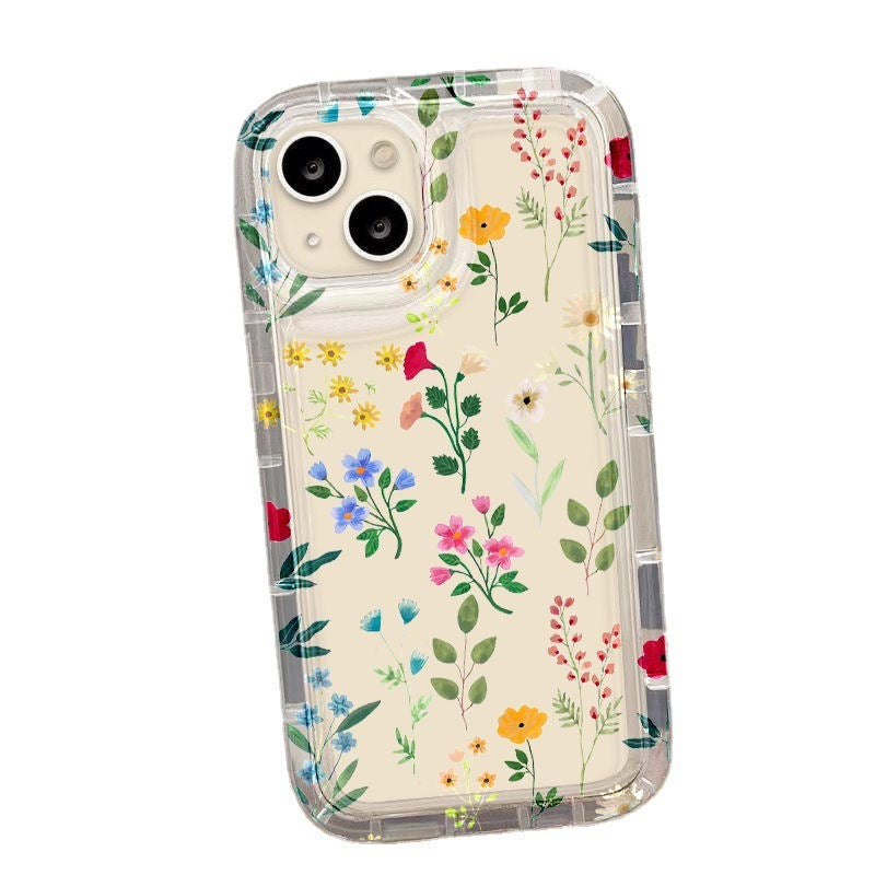 Floral Transparent All-inclusive Space Phone Case 1777abcd 77e1 4b01 851d f610439adf64