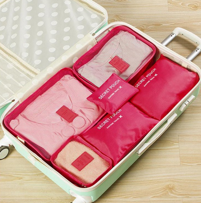 Durable Waterproof Nylon Packing Cube Travel Organizer Bag 1782806737381