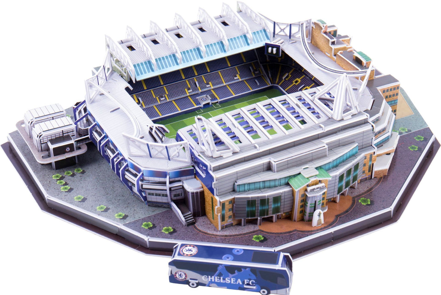 Classic Jigsaw DIY 3D Puzzle World Football Stadium European Soccer Playground Assembled Building Model Puzzle Toys For Child