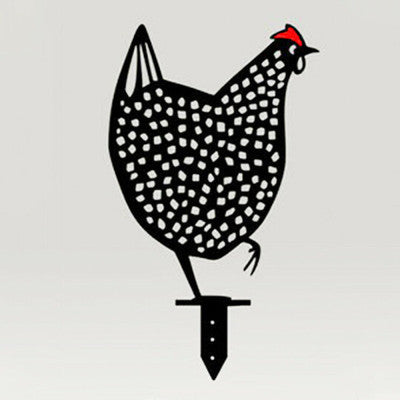 Chicken Yard Art Outdoor Garden Back Yard Gazon Stakes Hen Yard Decor 180780705969