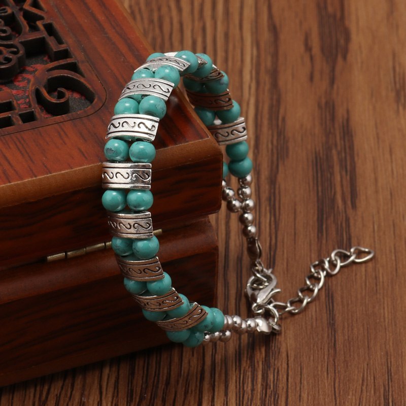 Ethnic Turquoise Bracelet 181304491632