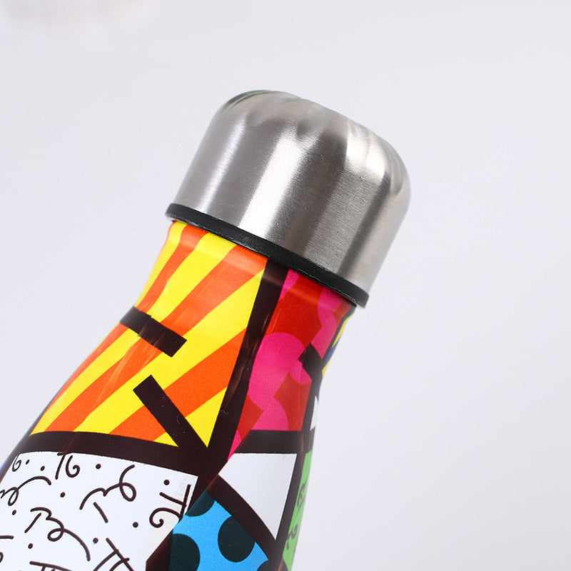 Vacuum Stainless Steel Cola Bottle Heat Preservation Portable Sports Water Cup 182033033399