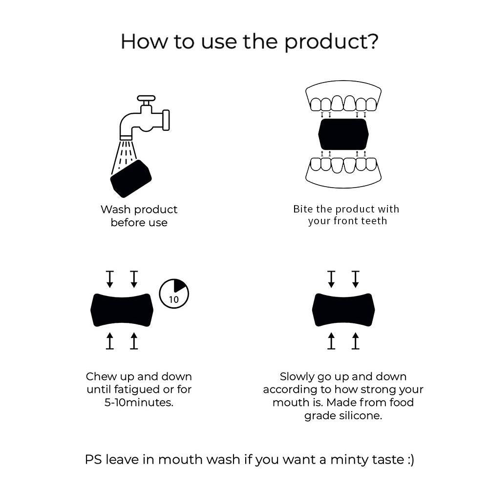 Small Silicone Jaw Trainer 1834150985034