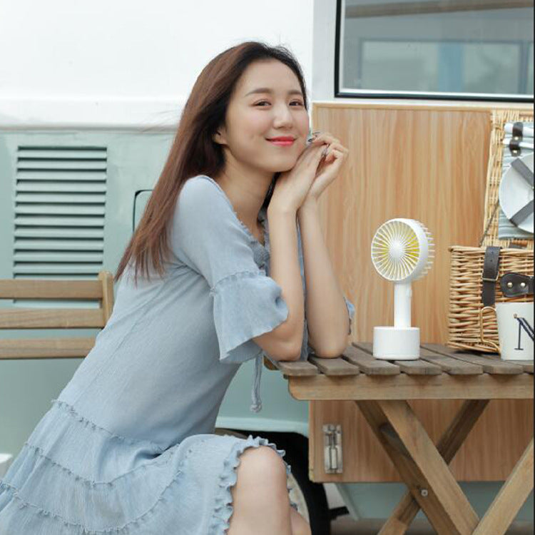 explosion desktop fan can shake the head handheld mini fan portable accompanying USB charging OEM OEM 1835796544344