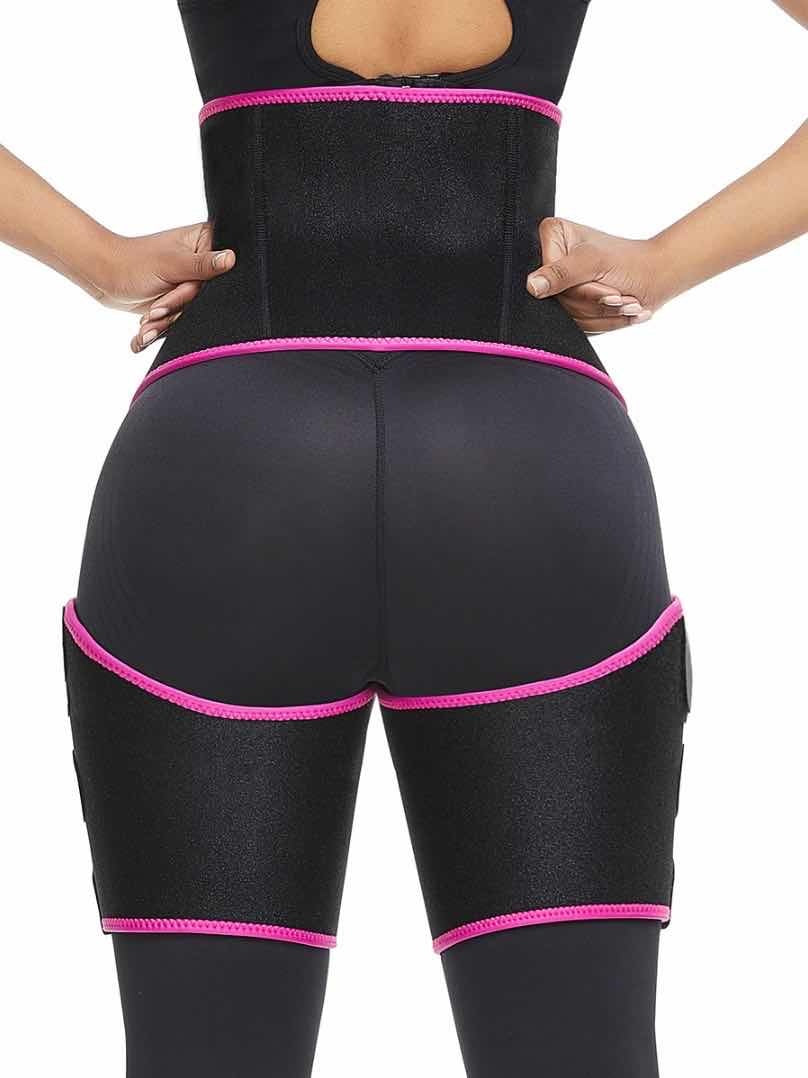 Sports Waist Belt Adjustable One-piece Girdle Leg Straps 1851502659605