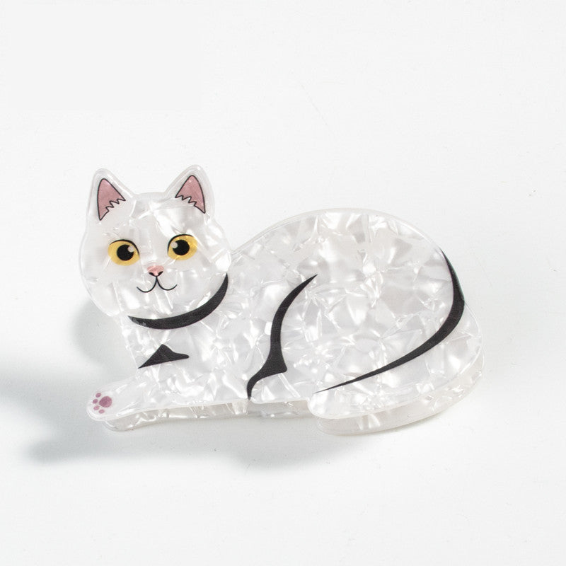 Cat Cartoon Print Grip Jewelry Headdress Barrettes 1855f74b 7c66 4c9b bf5a a0cfbc01e28a