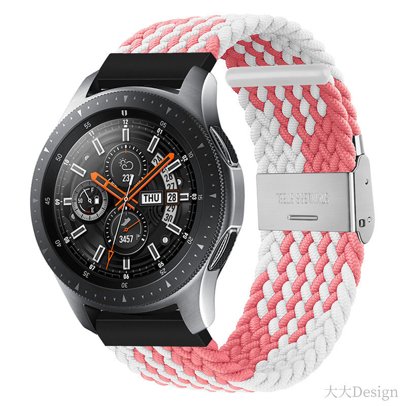 Simple Solid Color Buckle Woven Nylon Watchband 186f6f75 ea4c 4095 966a d680702804e6