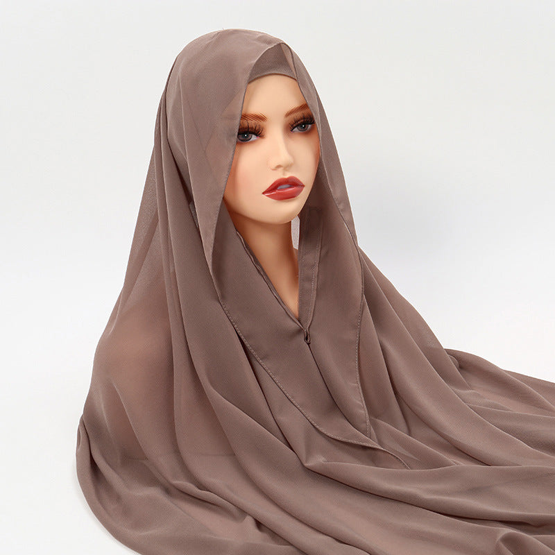 Lazy Chiffon Convenient Headscarf Magnetic Buckle Fixed 186fec3c 329e 4d27 9f3c e5bbb6ed7ca6