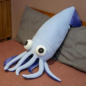 Full Size Squid Soft Stuffed Plush Pillow Toy 1875940259476
