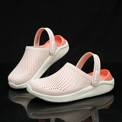 Men's and women's hole shoes, large size beach shoes 1876238970474