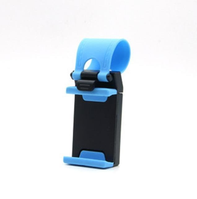 Car Steering Wheel Phone Clip Mount Holder Universal Bike Auto Camera GPS Stand Bracket For Phone - 图片 15