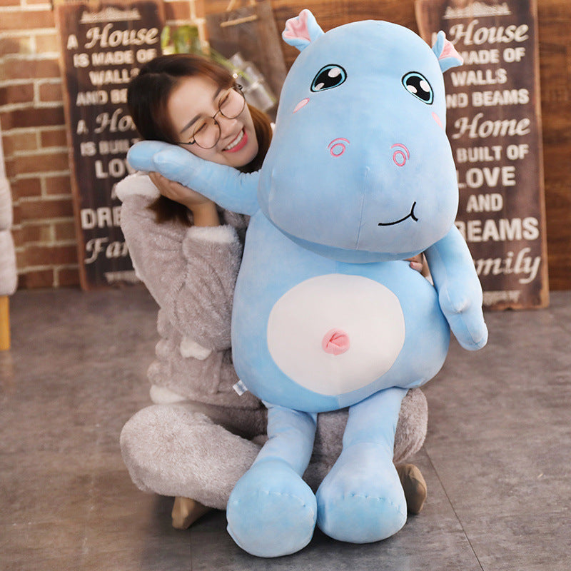 Hippo plush pillow 1908264427636