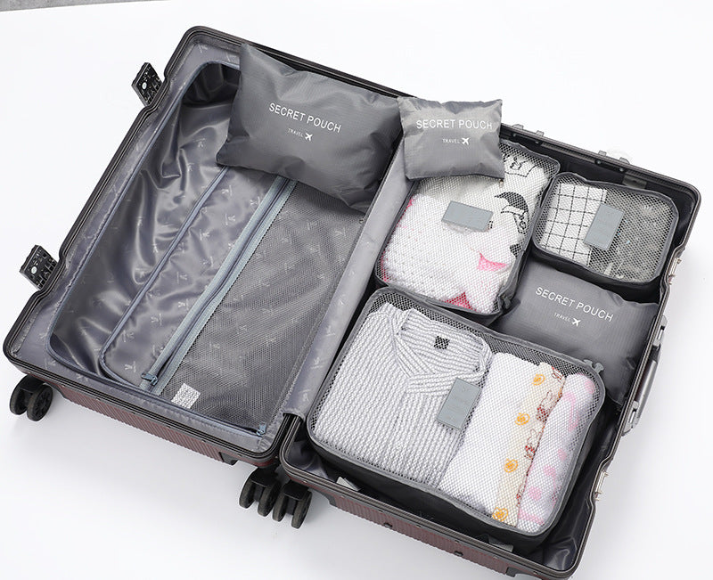 Travel Storage Bag Set Of Six