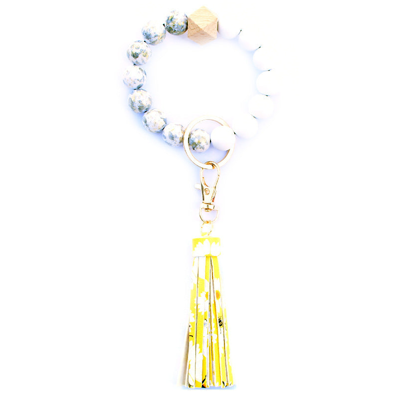 Creative Wooden Bead Bracelet Keychain 190a7b45 7541 4f04 8dc1 548362cc7d8d