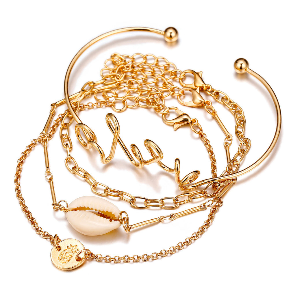 Set of four bracelets and bracelets 1915458775218