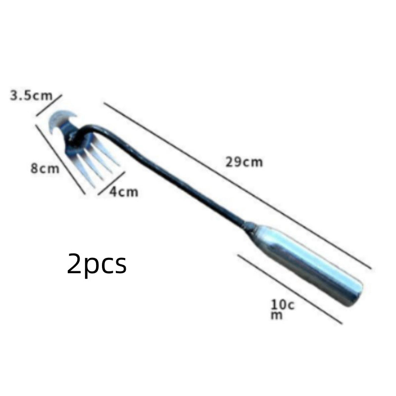 Manganese Steel Weeding Tool 4 Teeth Double Purpose Small Hoe 1921479b 94e4 466e bbfc 3888ac527487