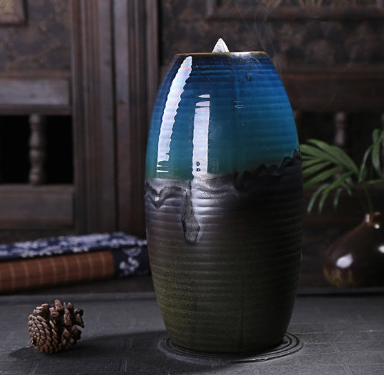 Multi-layers Ceramic Back flow Incense Burner 1935427336890