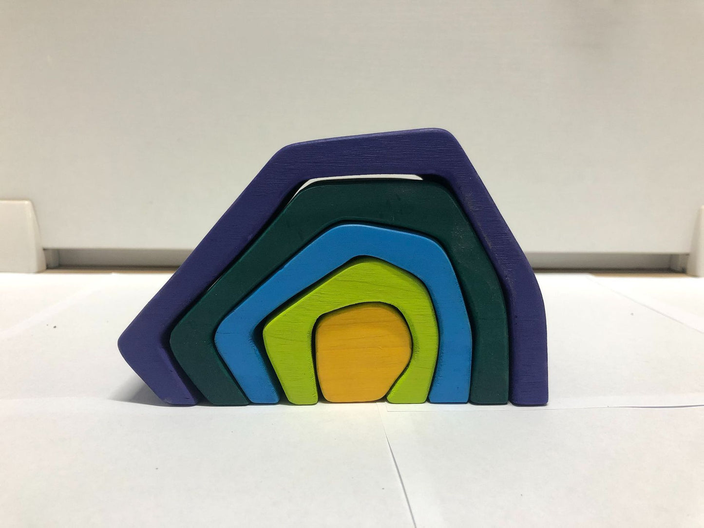 Early education stacking high blocks 1940258785069