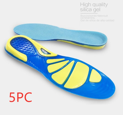 Silicon Gel Insoles Foot Care for Plantar Fasciitis Heel Spur Running Sport Insoles Shock Absorption Pads Arch Orthopedic Ins