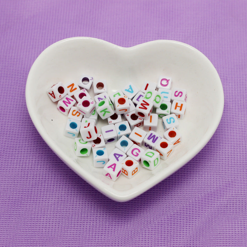 Acrylic English alphabet beads 1947220617579