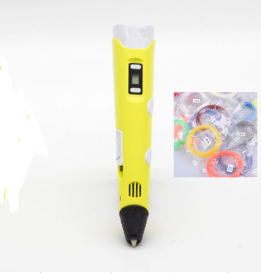 3D print pen 3D pen two generation graffiti 3D stereoscopic paintbrush children puzzle painting toys - 图片 13