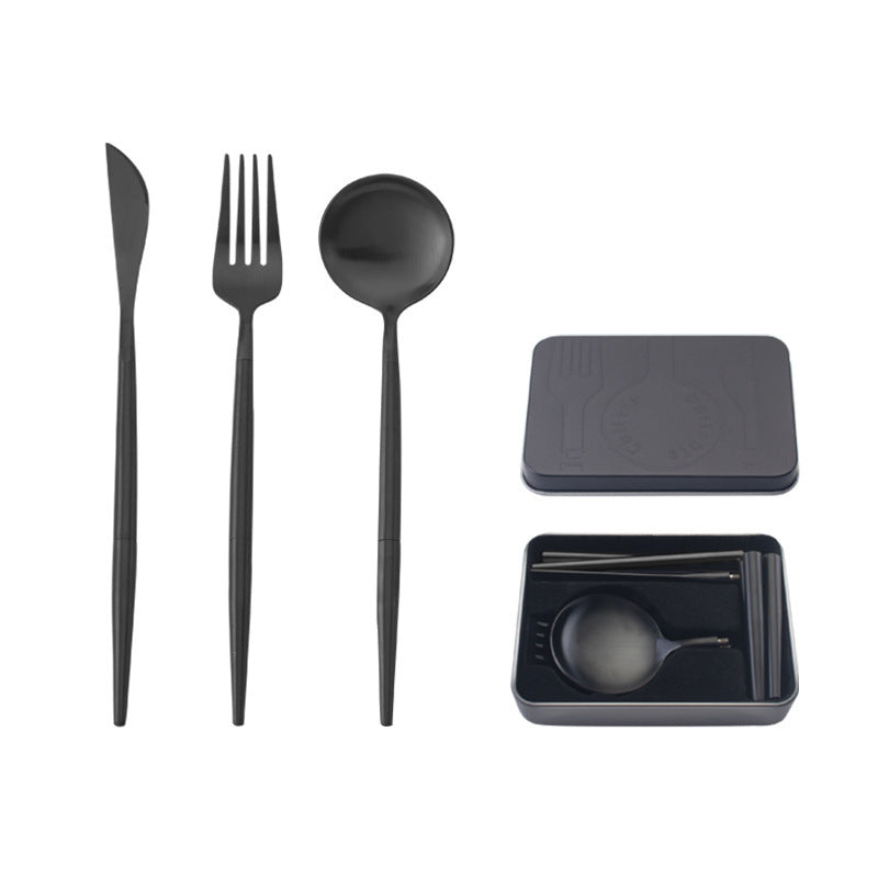stainless steel portable cutlery set 1970986772671