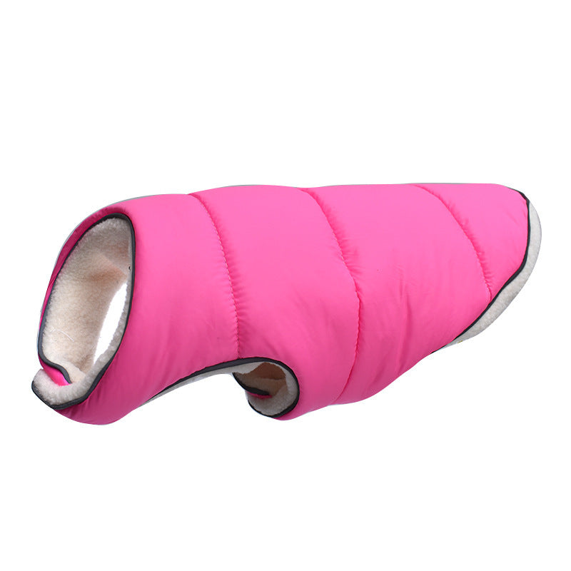 Pet Jacket Warm Winter Dog Clothes Reflective Puppy Clothing Vest Comfortable Fleece Pet Dogs Coat For Small Medium Large Dog