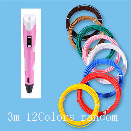 3D print pen 3D pen two generation graffiti 3D stereoscopic paintbrush children puzzle painting toys - 图片 29