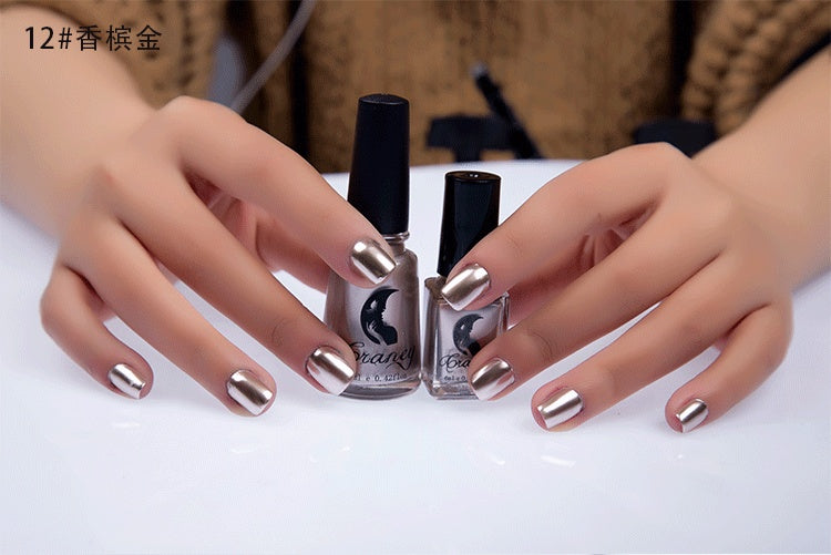 Stainless Steel Color Mirror Silver Nail Polish 1996675764844