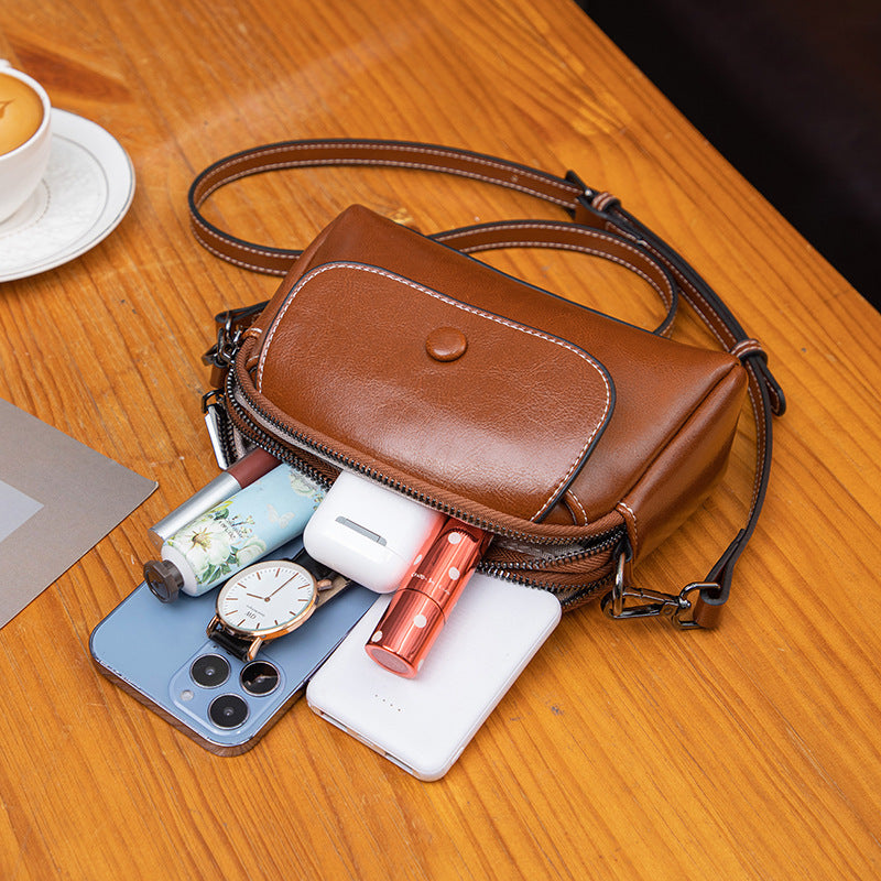 Foreign Trade Wholesale Bag For Women Summer Simplicity Shoulder Mini High-grade Cowhide Delivery 19f6a5de 2c22 4f36 96a5 8c8